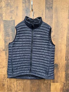 Helly Hansen Quilted Black Packable Vest XXL EUC